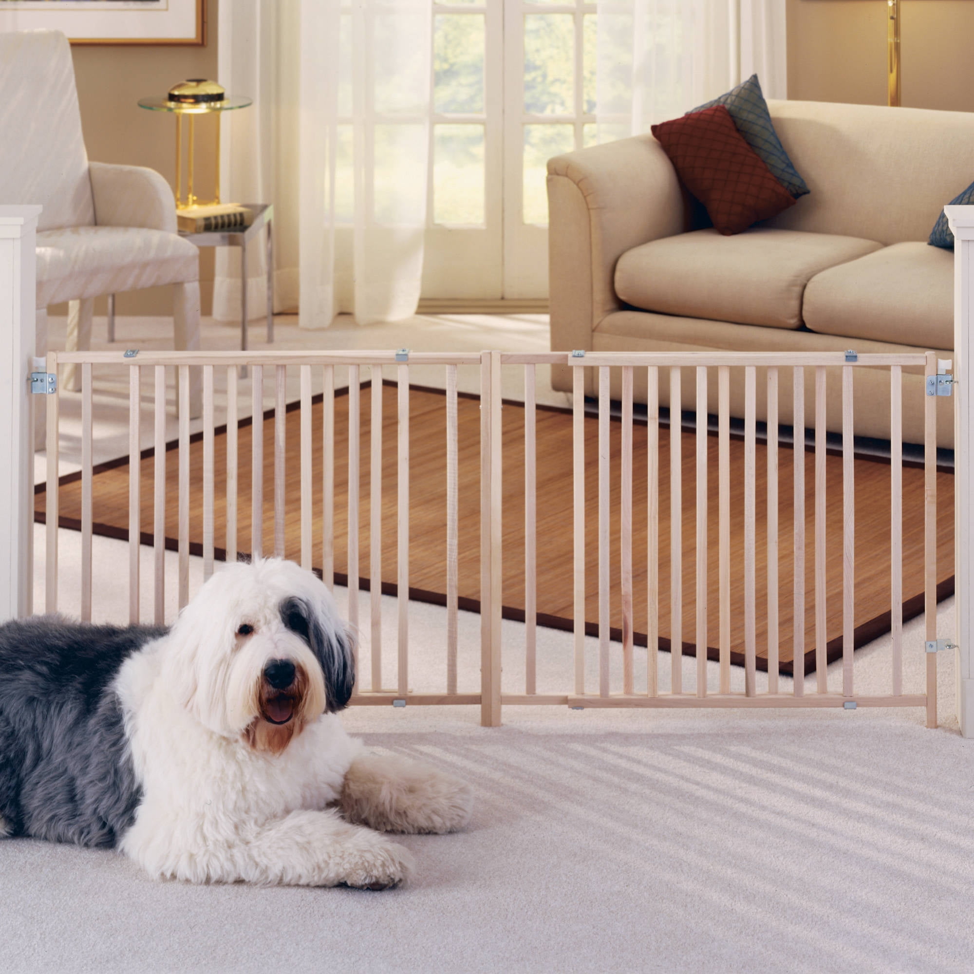 North States Extrawide Wooden Swing Gate Walmartcom - north states extrawide wooden swing gate walmartcom -