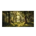 thumbnail image 7 of Forest Canvas Wall Art Living Room Wall Decor Large Nature Unframed Pictures Canvas Artwork Contemporary Wall Art Modern Landscape Foggy Sunshine for Kitchen Office Home Decoration, 7 of 7