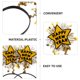 thumbnail image 4 of KAKOWELY Diadema de Año Nuevo con estrellas y espumillón, diadema decorativa para fiestas, para mujer, 4 of 4