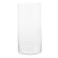 thumbnail image 1 of Cylinder Shaped Transparent Flower Holder Glass Vase Flower Arranging Container, 1 of 9