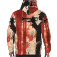 thumbnail image 7 of Honeii Silhouette Trumpet Red Art Pattern Mens Hoodies Men's Loose Sleeve Sweatshirt,Pullover Hooded Sweatshirt for Men,Essentials Hoodie-3X-Large, 7 of 7