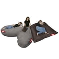 thumbnail image 3 of Puff Cama King Size 2 en 1 Baggy Gris 180 x 180 cm, 3 of 4