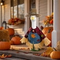 thumbnail image 5 of AYktou Fall Porch Geese Outfits Set, Festival Scarecrow Porch Goose Costume, 23In Statue Thanksgiving Halloween Decor Lawn Goose Clothes with Hat, Farmhouse Harvests Goose Clothing For Yard Decor, 5 of 7