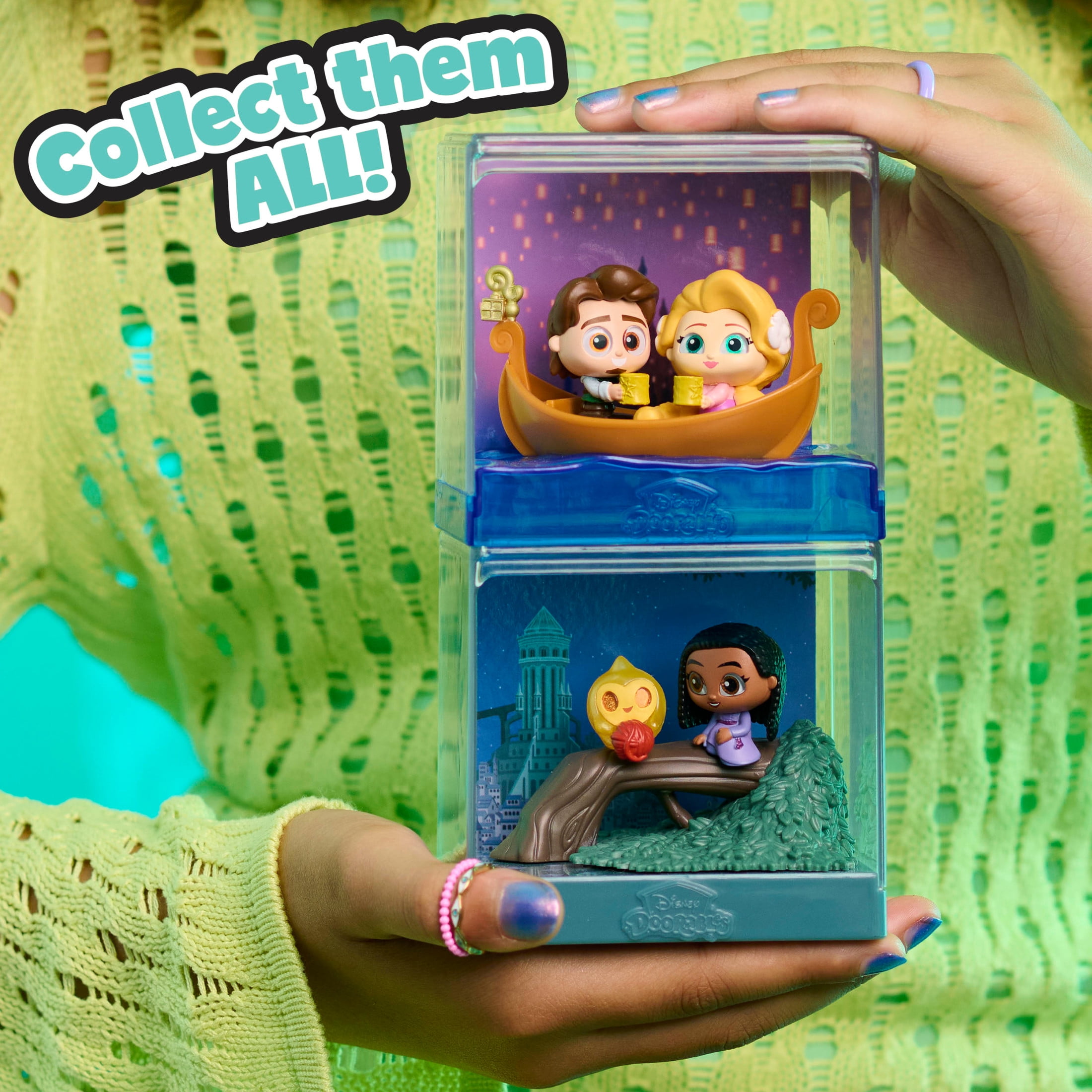 Disney Doorables Movie Moments Series 3 Figures, 2 Exclusive 1.5-in Collectible Figurines, Ages 5 up