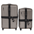 thumbnail image 2 of 8 Pack Luggage Set, 4 Pack Straps and 4 Pack ID Tags, Adjustable Heavy-Duty 79" Secure Travel Suitcase Belts, 2 of 4