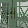 thumbnail image 6 of Pemberly Row 38" Vintage Wood Kitchen Accent Buffet Sideboard Cabinet - Green, 6 of 7