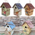 thumbnail image 1 of Comedero para Pájaros Decorativo de 3 Piezas para Casa de Pájaros con Decoración de Jardín de Cuerda Colgante DYNWAVEMX Casas decorativas para pájaros al aire libre, 1 of 8