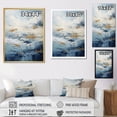 thumbnail image 4 of Designart "Beach Scandinavian silence III" Abstract Floater Framed Canvas Print, 4 of 7