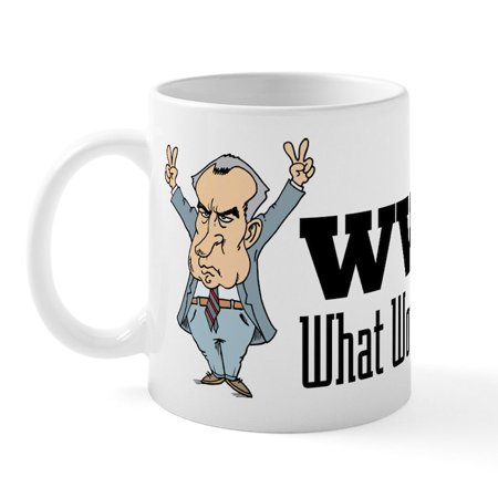 

CafePress - What Would Nixon Do Mug - 11 oz Ceramic Mug - Novelty Coffee Tea Cup