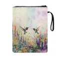 thumbnail image 2 of HELLHERO Retro Zipper Bag with Zipper Handle Polyester for Reader Journal Book Carrying Case Washable 8.66 x 11.42, 2 of 8