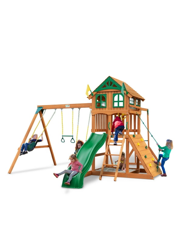 Wooden Swing Sets in Swing Sets