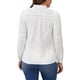 thumbnail image 3 of Camisas de maternidad con botones para mujeres INSPIRE CHIC, de manga larga, de algodón jacquard, blusa semitranslúcida para el trabajo en oficina, color blanco, 3 of 6