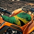 thumbnail image 3 of Uorisanigo ATV Seat Cover Waterproof Non-Slip Haitian Logo Four Wheeler Seat Cover ATV Decorative Accessories Compatible with Polaris Sportsman Polaris Scrambler Honda Rancher, 3 of 7