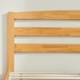 thumbnail image 3 of Subrtex 12" Solid Wood Platform Bed Frame with Headboard, Natural Wood, Full, 3 of 9