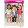 thumbnail image 2 of Simplicity Pattern: Simplicity Sewing Pattern S9032 18" Unisex Doll Clothes Sizes OS (ONE SIZE), 2 of 4