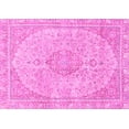 thumbnail image 1 of Ahgly Company Indoor Rectangle Abstract Pink Modern Area Rugs, 7' x 9', 1 of 4