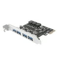 thumbnail image 5 of 4 Port Usb 3.0 Pci Express Expansion Card Pcie Pci-E Usb 3.0 Host Controller 4 X Usb3.0 Usb 3.0 Add On Card Expansion Cards, 5 of 8