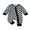 Black, variant on Bagilaanoe Newborn Baby Girl Boy Fall Pajamas Checkerboard Print Long Sleeve Jumpsuits 3M 6M 9M 12M Infant Zipper One Piece Rompers