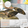 thumbnail image 3 of Brown Trees Bedding 3 Piece Duvet Cover Set Queen Size, Forest Art Decor Spring Summer Nature Leaf Soft Microfiber Comforter Cover with Zipper Closure & Pillowcases, FadeResistant Quilt Cover, 3 of 9