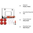 AOKESI Indoor Mini Basketball Hoop and Balls 17.8 x 14 Basketball