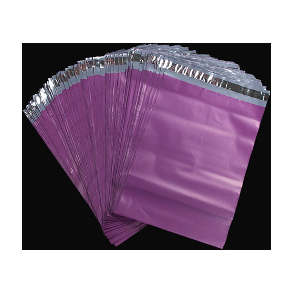 Sensethe 100pcs Purple Poly Mailers Envelopes Shipping Bags Self Sealing Mailing Bags Waterproof Mailer Postal Bags Packing Packs Business Supplies 23x35