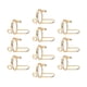 thumbnail image 4 of 10 anillos para uñas para mujer, regalo para decoración de uñas DIY, tamaño ajustable de metal. oro, 4 of 9