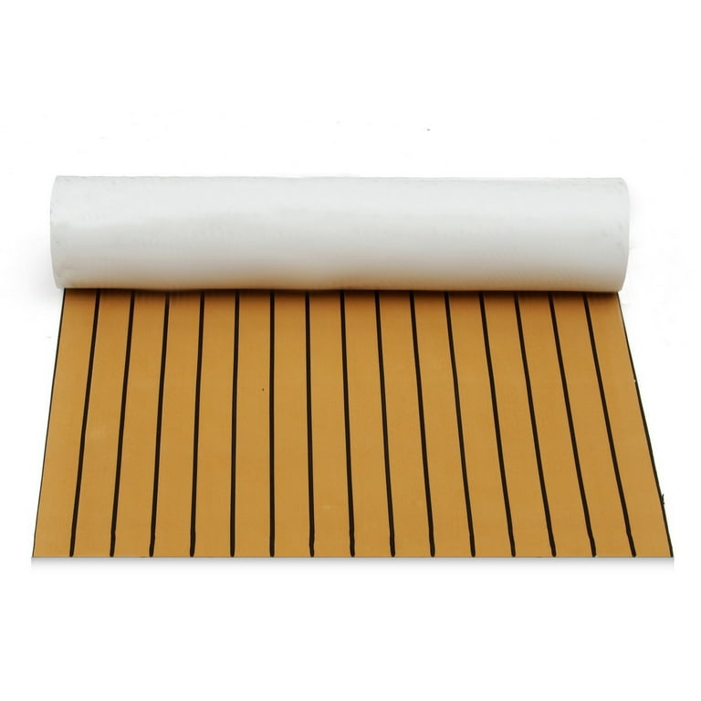 1Pcs 95'' x 35'' Marine Boat Sheet Teak Decking Boat Flooring Mats Yacht Flooring EVA Foam Floor Sheet Non-Skid Self-Adhesive Sea Deck , 5.5mm Thickness 1Pcs 95'' x 35'' Marine Boat Sheet Teak Decking Boat Flooring Mats Yacht Flooring EVA Foam Floor Sheet Non-Skid Self-Adhesive Sea Deck , 5.5mm Thickness