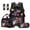 Baseball American Flag, variant on Uorisanigo Kids Backpack 5PCS Set, Durable School Backpack with Insulated Lunch Bag Pencil Pouch, Adjustable Shoulder Straps Bookbag for 5-14 Boys, Boy Who Loves Ball Games, Elementary Middle School