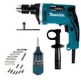 thumbnail image 1 of Rotomartillo Taladro Makita Hp1630 710w+juego D Puntas azul Estándar, 1 of 9
