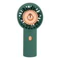 thumbnail image 1 of Up to 65% off Turbo Handheld Fan USB Leafless Small Fan Rechargeable Portable Student Pocket Fan, 1 of 1