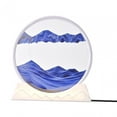 thumbnail image 3 of Imagen de arte de arena , luz nocturna, lámpara de escritorio, imagen de arena dinámica, escena de arena, arena que fluye para bar, Azul 18cmx19.5cm BLESIY Imagen de arena dinámica, 3 of 8