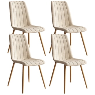 TMS Indoor Ladder Back Dining Chair Set of 2, Walnut, Rush Seat