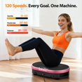 thumbnail image 4 of Máquina de plataforma vibratoria Glorygym con bandas de resistencia, 4 of 7