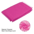 thumbnail image 4 of Uxcell 63" Mesh Fabric Stretchy for Netting Bag Backpack Pocket 3.28ft Rose Red, 4 of 6