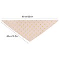 thumbnail image 3 of Methold Mascotas Slobber Ties Pañuelo Lavable Reutilizable Toallas Bufanda Ajustable Decorativo Regalos de vacaciones Bib Accesorio Amarillo Type2 NO2 Methold PT003856-02, 3 of 6
