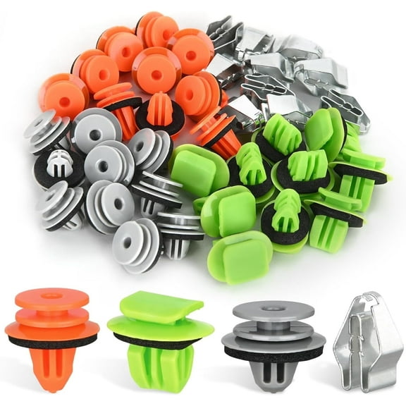 GOOACC 40Pcs Liftgate Interior Trim Moulding Clips Trunk Trim Panel Retainer Clip for Benz Mercedes