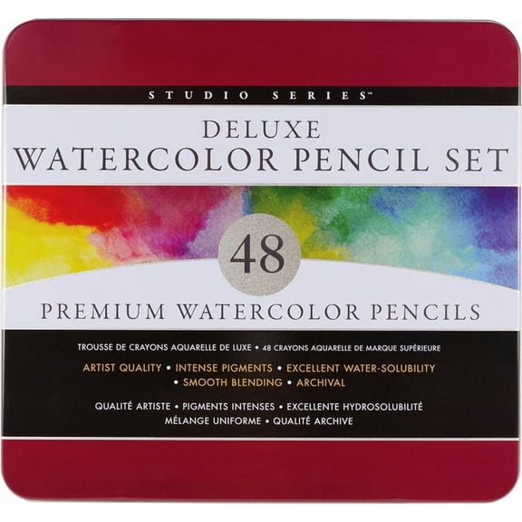 Studio Series Watercolor Pencil Set, (Hardcover)