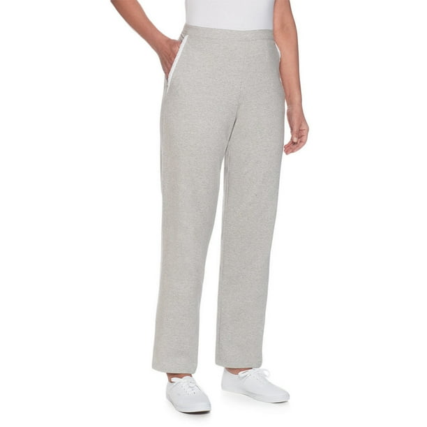 Alfred Dunner Alfred Dunner Women's Petite Long Weekend Solid Pants