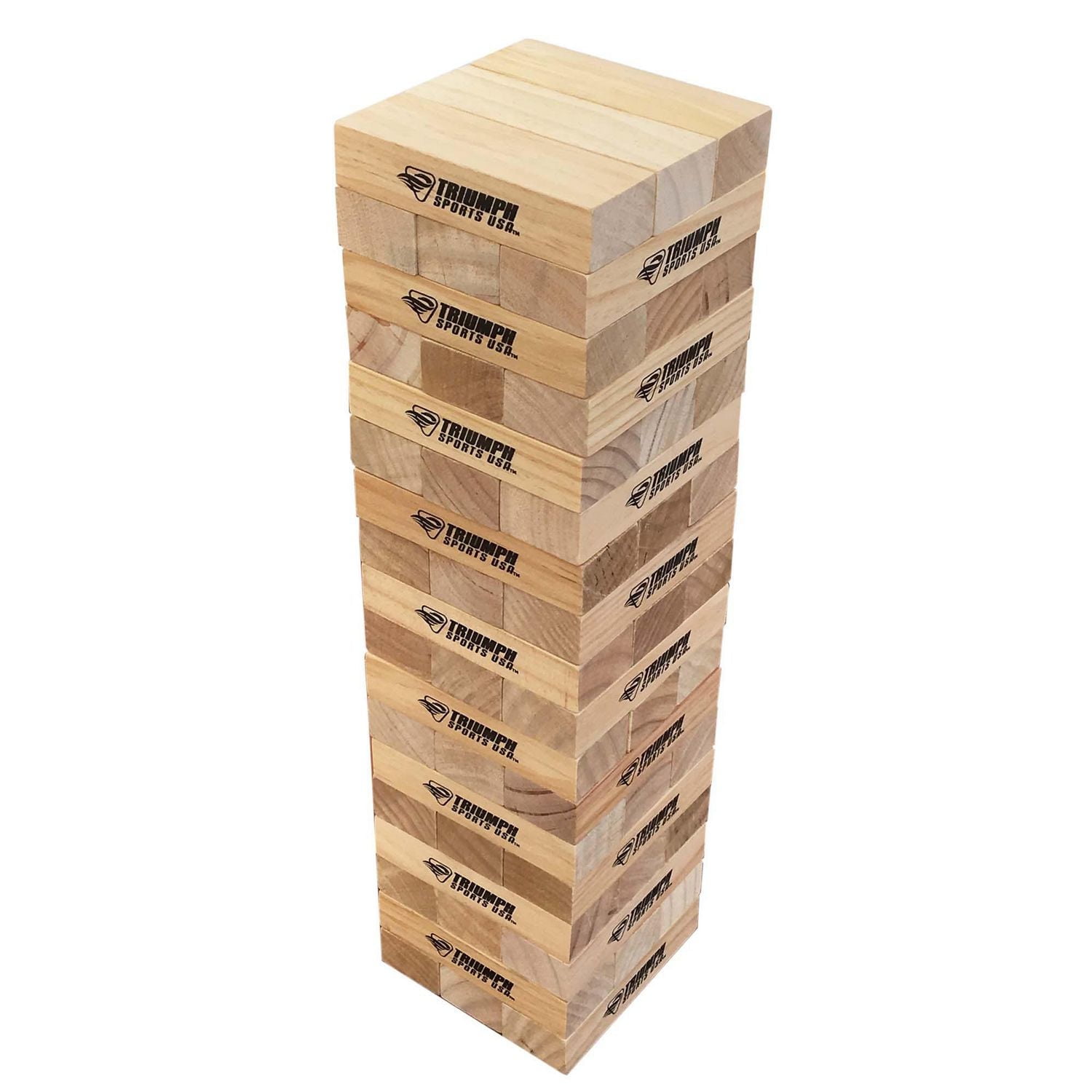 TRIUMPH Jumbo Fun Size Tumble Tower Wooden Stacking Block Game