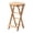 Yellow, variant on 24 inch Folding Chair Wood Barstools Counter Height Stools Kitchen Dining Chair,Dining Chair with Footrest,Comfortable Bamboo Collapsible Portable Stool Chair for Kitchen Balcony
