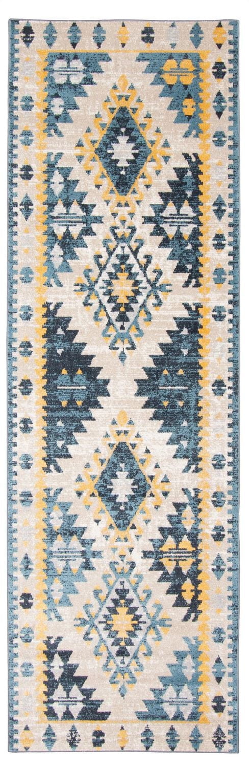 Tapis Lavable ECARPET Traditionnel pour Chambre, Salon, Chambre d'Enfant, Couloir