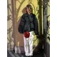 thumbnail image 4 of Chaqueta informal con bolsillo y cremallera para mujer, abrigo elegante de manga larga con cuello redondo, ropa de calle de invierno, 2024, 4 of 5