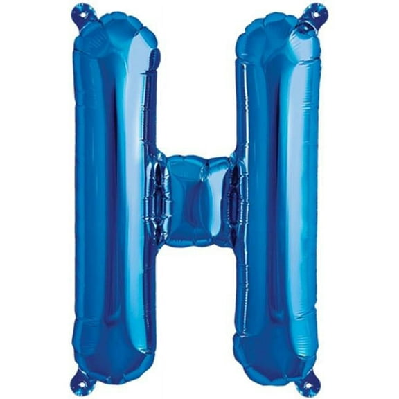 Loftus International KV-00538 16 in. Letter H Blue Balloon