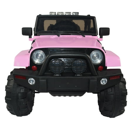 Clearance!!!Kids Ride on Car Children Four-wheel Drive 3 speed Electric SUV Remote Control Toy Off-road Vehicle,Can Opreated 120