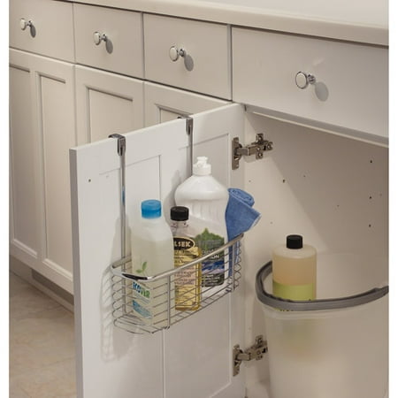 Interdesign Chrome Basket - interDesign Chrome Axis Over the Counter Basket