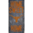 thumbnail image 2 of Texas Longhorns Wood Sign - Home Sweet Home 6"x12", 2 of 2