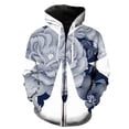 thumbnail image 1 of Sudadera con capucha y cremallera para hombre, diseño de mariposa de dibujos animados, estilo hip hop, con estampado 3D, para adolescentes, ropa de calle genial, talla grande, gran oferta 2024, 1 of 6