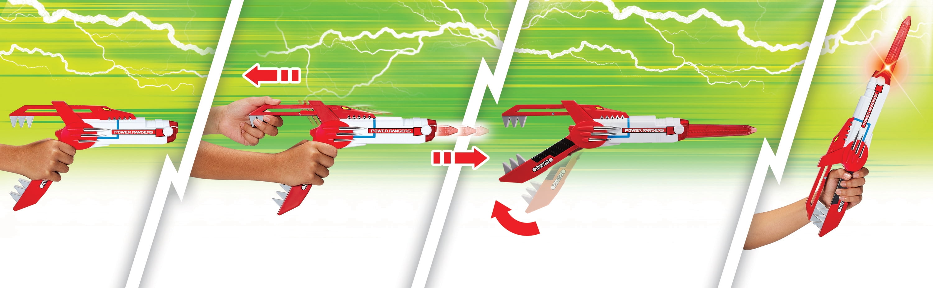 Mighty Morphin Power Rangers: Re-Ignition - Blade Blaster Role Play for kids 4+ by Playmates Toys