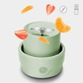 thumbnail image 4 of Matsuzay Exprimidor eléctrico portátil, licuadora, recargable, multifuncional, máquina para hacer jugo de frutas, cocina, dormitorio, Picnic, Electrodomésticos Verde, 4 of 6