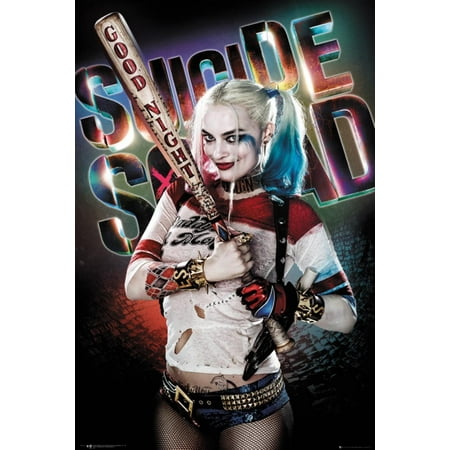 Suicide Squad- Harley Quinn Good Night Poster - (Suicide Squad Best Scenes)